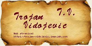 Trojan Vidojević vizit kartica